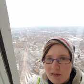 Me in the Shard in London