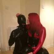 Slutress and cuck gimp